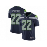 Men's Nike Seattle Seahawks #22 C. J. Prosise Vapor Untouchable Limited Steel Blue Team Color NFL Jersey