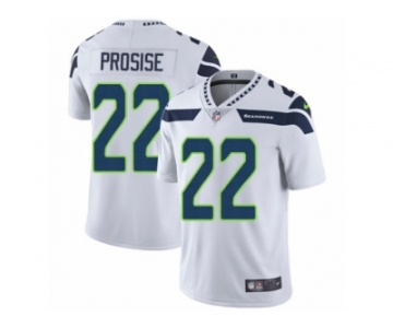 Men's Nike Seattle Seahawks #22 C. J. Prosise Vapor Untouchable Limited White NFL Jersey