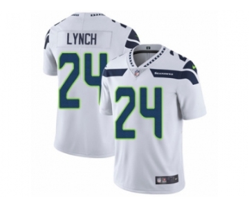 Men's Nike Seattle Seahawks #24 Marshawn Lynch Vapor Untouchable Limited White NFL Jersey