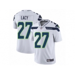 Men's Nike Seattle Seahawks #27 Eddie Lacy Vapor Untouchable Limited White NFL Jersey