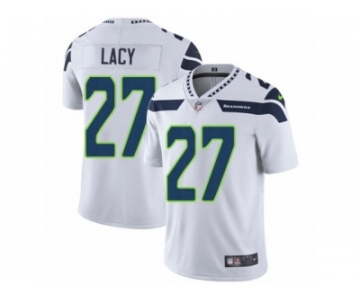 Men's Nike Seattle Seahawks #27 Eddie Lacy Vapor Untouchable Limited White NFL Jersey