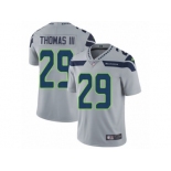 Men's Nike Seattle Seahawks #29 Earl Thomas III Vapor Untouchable Limited Grey Alternate NFL Jersey