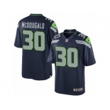 Men's Nike Seattle Seahawks #30 Bradley McDougald Limited Steel Blue Team Color NFL Jersey