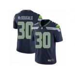 Men's Nike Seattle Seahawks #30 Bradley McDougald Vapor Untouchable Limited Steel Blue Team Color NFL Jersey