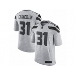 Men's Nike Seattle Seahawks #31 Kam Chancellor Limited Gray Gridiron II NFL Jersey