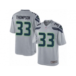 Men's Nike Seattle Seahawks #33 Tedric Thompson Limited Grey Alternate NFL Jersey