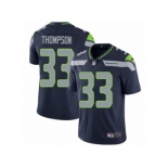 Men's Nike Seattle Seahawks #33 Tedric Thompson Vapor Untouchable Limited Steel Blue Team Color NFL Jersey