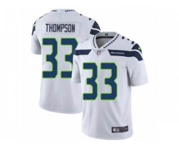 Men's Nike Seattle Seahawks #33 Tedric Thompson Vapor Untouchable Limited White NFL Jersey