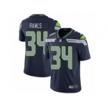 Men's Nike Seattle Seahawks #34 Thomas Rawls Vapor Untouchable Limited Steel Blue Team Color NFL Jersey