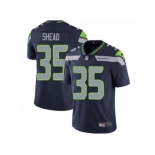 Men's Nike Seattle Seahawks #35 DeShawn Shead Vapor Untouchable Limited Steel Blue Team Color NFL Jersey