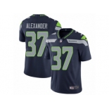 Men's Nike Seattle Seahawks #37 Shaun Alexander Vapor Untouchable Limited Steel Blue Team Color NFL Jersey