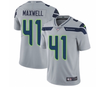 Men's Nike Seattle Seahawks #41 Byron Maxwell Grey Alternate Vapor Untouchable Limited Player NFL Jersey