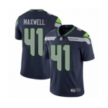 Men's Nike Seattle Seahawks #41 Byron Maxwell Navy Blue Team Color Vapor Untouchable Limited Player NFL Jersey