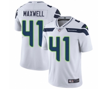 Men's Nike Seattle Seahawks #41 Byron Maxwell White Vapor Untouchable Limited Player NFL Jersey