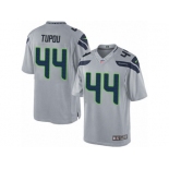 Men's Nike Seattle Seahawks #44 Tani Tupou Limited Grey Alternate NFL Jersey