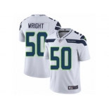 Men's Nike Seattle Seahawks #50 K.J. Wright Vapor Untouchable Limited White NFL Jersey