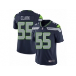 Men's Nike Seattle Seahawks #55 Frank Clark Vapor Untouchable Limited Steel Blue Team Color NFL Jersey