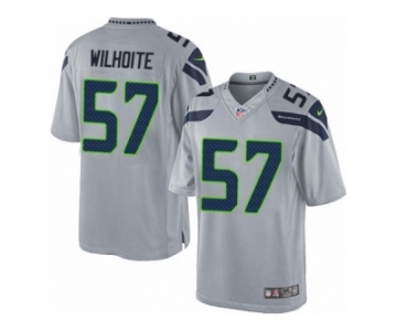 Men's Nike Seattle Seahawks #57 Michael Wilhoite Limited Grey Alternate NFL Jersey