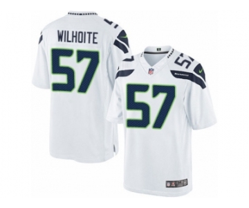 Men's Nike Seattle Seahawks #57 Michael Wilhoite Limited White NFL Jersey