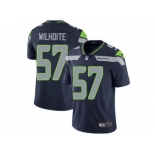 Men's Nike Seattle Seahawks #57 Michael Wilhoite Vapor Untouchable Limited Steel Blue Team Color NFL Jersey