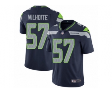 Men's Nike Seattle Seahawks #57 Michael Wilhoite Vapor Untouchable Limited Steel Blue Team Color NFL Jersey