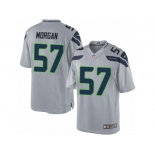 Men's Nike Seattle Seahawks #57 Mike Morgan Limited Grey Alternate NFL Jersey