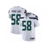 Men's Nike Seattle Seahawks #58 Kevin Pierre-Louis Vapor Untouchable Limited White NFL Jersey