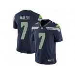 Men's Nike Seattle Seahawks #7 Blair Walsh Steel Blue Team Color Vapor Untouchable Limited Player NFL Jersey