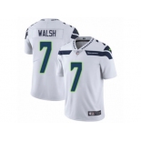 Men's Nike Seattle Seahawks #7 Blair Walsh White Vapor Untouchable Limited Player NFL Jersey