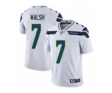 Men's Nike Seattle Seahawks #7 Blair Walsh White Vapor Untouchable Limited Player NFL Jersey