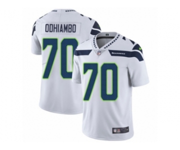 Men's Nike Seattle Seahawks #70 Rees Odhiambo Vapor Untouchable Limited White NFL Jersey