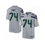 Men's Nike Seattle Seahawks #74 George Fant Limited Grey Alternate NFL Jersey