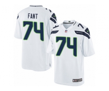 Men's Nike Seattle Seahawks #74 George Fant Limited White NFL Jersey