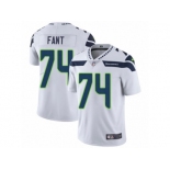 Men's Nike Seattle Seahawks #74 George Fant Vapor Untouchable Limited White NFL Jersey