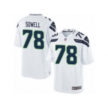 Men's Nike Seattle Seahawks #78 Bradley Sowell Limited White NFL Jersey