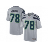 Men's Nike Seattle Seahawks #78 Luke Joeckel Limited Grey Alternate NFL Jersey