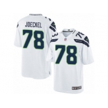 Men's Nike Seattle Seahawks #78 Luke Joeckel Limited White NFL Jersey