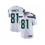 Men's Nike Seattle Seahawks #81 Nick Vannett Vapor Untouchable Limited White NFL Jersey