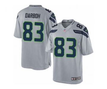 Men's Nike Seattle Seahawks #83 Amara Darboh Limited Grey Alternate NFL Jersey