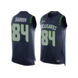 Men's Nike Seattle Seahawks #84 Amara Darboh Limited Steel Blue Player Name & Number Tank Top NFL Jersey