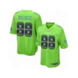 Men's Nike Seattle Seahawks #88 Jimmy Graham Limited Green Strobe NFL Jersey