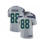 Men's Nike Seattle Seahawks #88 Jimmy Graham Vapor Untouchable Limited Grey Alternate NFL Jersey