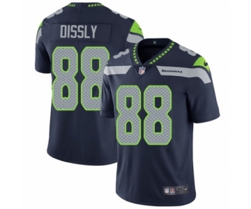 Men's Nike Seattle Seahawks #88 Will Dissly Navy Blue Team Color Vapor Untouchable Limited Player NFL Jersey