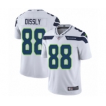 Men's Nike Seattle Seahawks #88 Will Dissly White Vapor Untouchable Limited Player NFL Jersey