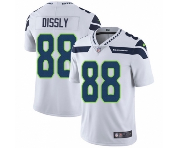 Men's Nike Seattle Seahawks #88 Will Dissly White Vapor Untouchable Limited Player NFL Jersey