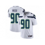 Men's Nike Seattle Seahawks #90 Jarran Reed Vapor Untouchable Limited White NFL Jersey