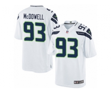 Men's Nike Seattle Seahawks #93 Malik McDowell Limited White NFL Jersey