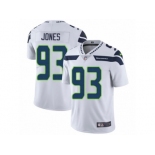 Men's Nike Seattle Seahawks #93 Nazair Jones Vapor Untouchable Limited White NFL Jersey