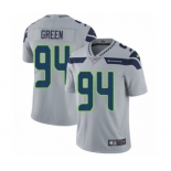 Men's Nike Seattle Seahawks #94 Rasheem Green Grey Alternate Vapor Untouchable Limited Player NFL Jersey