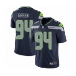 Men's Nike Seattle Seahawks #94 Rasheem Green Navy Blue Team Color Vapor Untouchable Limited Player NFL Jersey